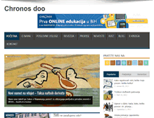 Tablet Screenshot of chronoszenica.com